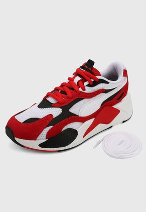 Tenis Lifestyle Blanco-Rojo-Negro Puma RS-X³ Super