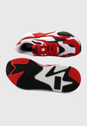 Tenis Lifestyle Blanco-Rojo-Negro Puma RS-X³ Super