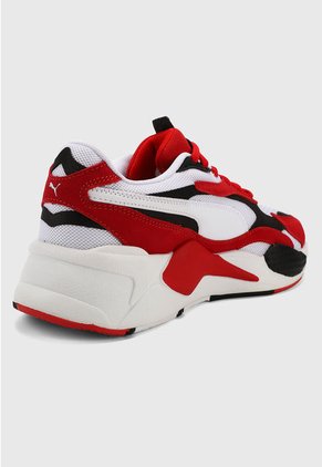 Tenis Lifestyle Blanco-Rojo-Negro Puma RS-X³ Super