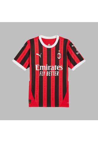 Camiseta Puma Hombre Ac Milan Home 24/25- Rojo-Negro Puma