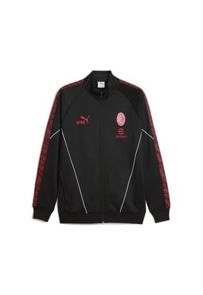 Chaqueta Puma Hombre KING Anthem Del AC Milan - Negro - Rojo