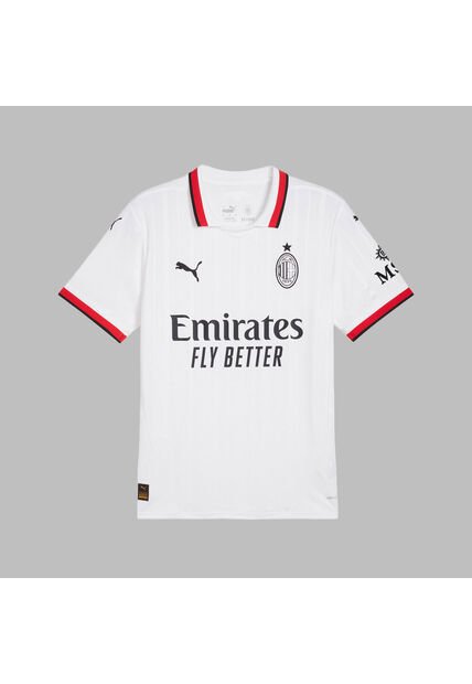 Camiseta Puma Hombre Visitante Del Ac Milan 24/25- Blanco