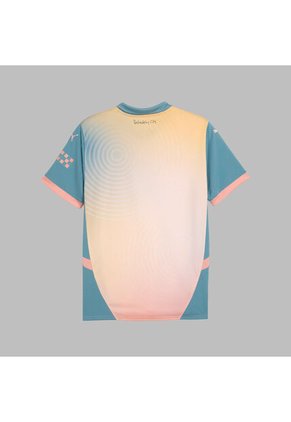 Camiseta Puma Hombre Manchester C. 24 4ta Edición- Rosa-Azul
