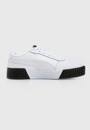 Tenis Lifestyle Blanco-Negro  Puma  Carina 2.0