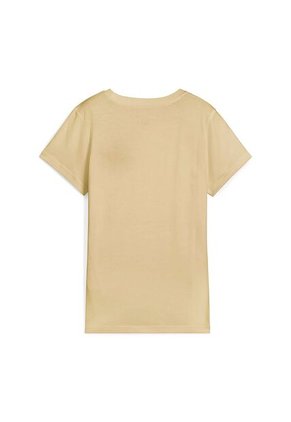 Camisa Deportiva Puma Original Ess Script W Beige Para Mujer