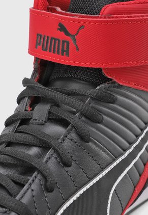 Tenis Lifestyle Negro-Rojo-Blanco PUMA Ferrari Kart Cat RL Mid