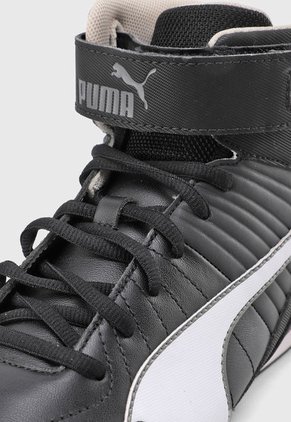 Botas Deportivas Negro-Blanco-Rojo PUMA Scuderia Ferrari Kart Cat RL Mid