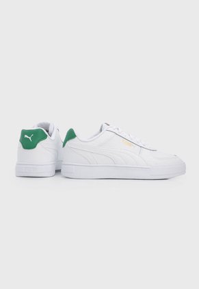 Tenis Lifestyle Blanco-Verde-Dorado Puma Caven