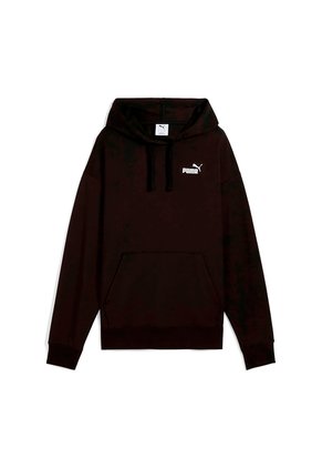 Hoodie Puma Original Ess No. 1 Logo Comfort Negro Mujer