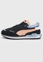 Tenis Lifestyle Negro-Azul-Curuba-Blanco Puma City Rider Electric de Puma