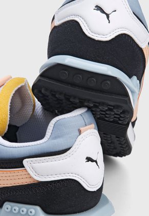 Tenis Lifestyle Negro-Azul-Curuba-Blanco Puma City Rider Electric