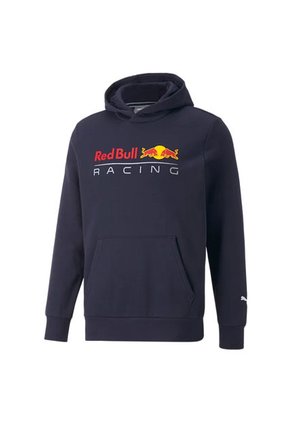 Buzo Con Capucha Puma Hombre Negro Red Bull Racing Essentials 535002-01