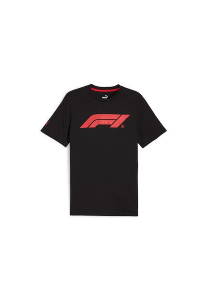 Camisa Puma Para Hombre F1 Ess Logo Tee Negro