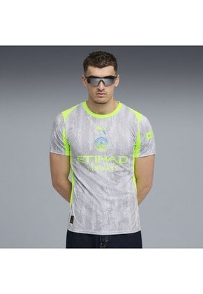 Camiseta Puma Hombre Manchester City Autentic-Gris