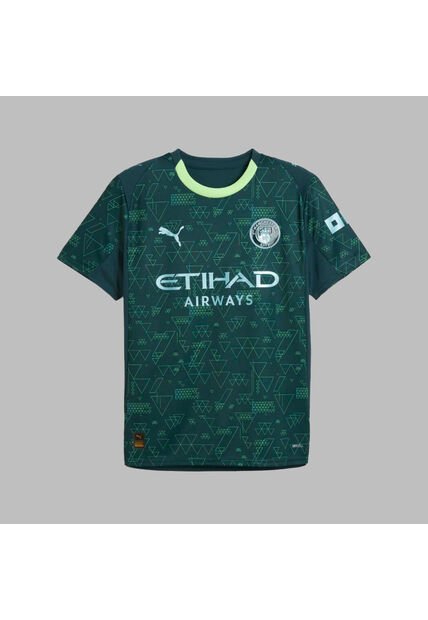 Camiseta Puma Hombre Manchester City 25/26 -Verde