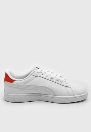 Tenis Lifestyle Blanco-Rojo-Marfil Puma Smash 3.0 L