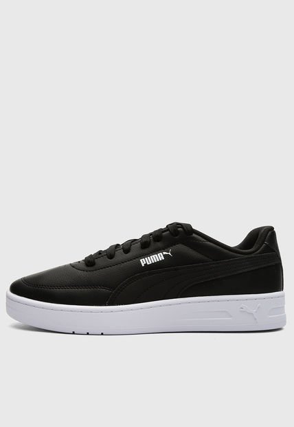 Tenis PUMA Court Classic Clean Negro