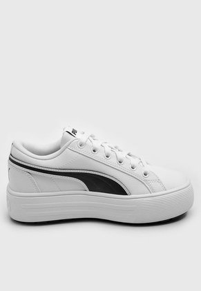 Tenis Lifestyle Blanco-Negro PUMA Kaia 2.0