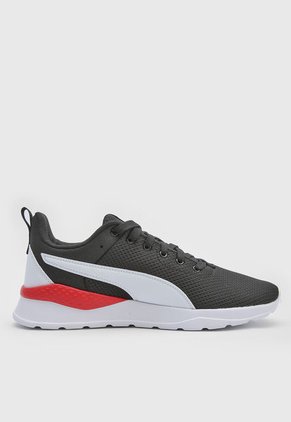 Tenis Lifestyle Negro-Blanco-Rojo Puma Anzarun Lite