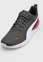 Tenis Lifestyle Negro-Blanco-Rojo Puma Anzarun Lite de Puma