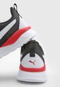 Tenis Lifestyle Negro-Blanco-Rojo Puma Anzarun Lite de Puma