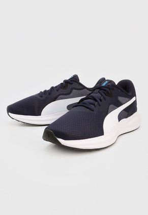 Tenis Running Azul-Negro-Blanco Puma Twitch Runner