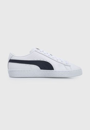Tenis Lifestyle Blanco-Azul-Dorado Puma Basket Classic XXI