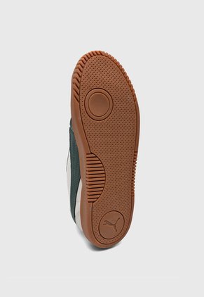 Tenis Lifestyle Marfil-Verde PUMA Club 5v5