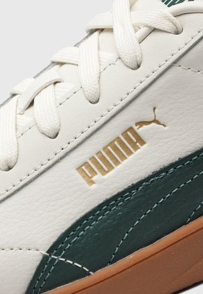 Tenis Lifestyle Marfil-Verde PUMA Club 5v5