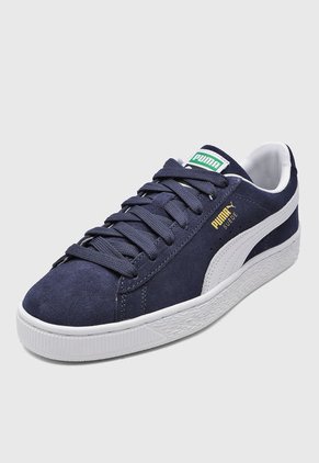 Tenis Lifestyle Azul Navy-Blanco PUMA Suede Classic