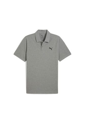 Camisa Polo Marca Puma Ess Small Pique Original Gris Hombre Puma