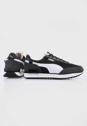 Tenis Lifestyle Negro-Gris-Blanco  Puma Puma Future Rider Play On  