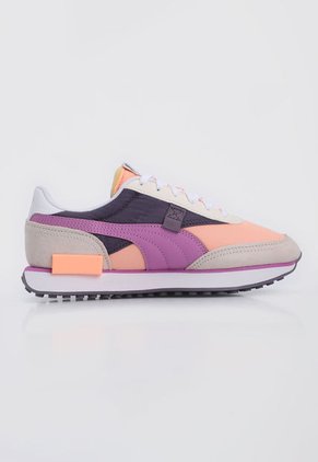 Tenis Lifestyle Beige-Salmón-Violeta Puma Puma Future Rider Play On
