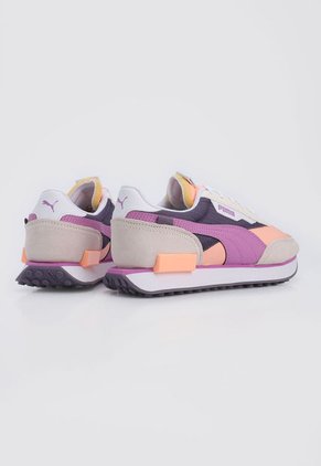 Tenis Lifestyle Beige-Salmón-Violeta Puma Puma Future Rider Play On