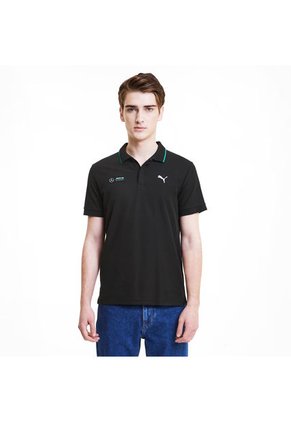 Camiseta Negra Puma Polo Mercedes-AMG Petronas Hombre