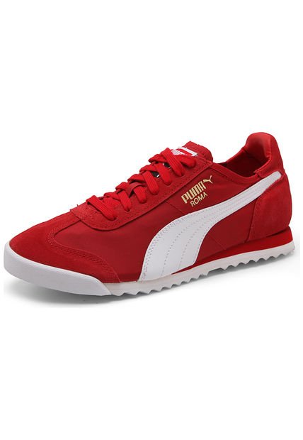 Tenis Lifestyle Rojo-Blanco Puma Roma Og nylon