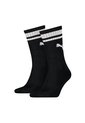 Medias Deportivas Puma Crew Heritage Stripe 2 P Negro Unisex de Puma