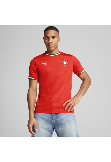 Puma Camiseta Puma Hombre Local De Portugal 2025 Rojo Camiseta