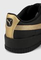 Tenis Lifestyle Negro-Dorado Puma Carina Meta de Puma