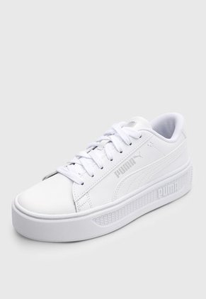 Tenis Lifestyle Blanco Puma Smash Platform v3