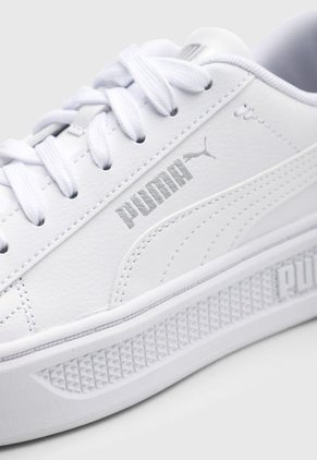 Tenis Lifestyle Blanco Puma Smash Platform v3