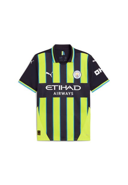 Puma Camiseta Puma Hombre Visitante Del Manchester City 24/25- Negro-Amarillo Camiseta