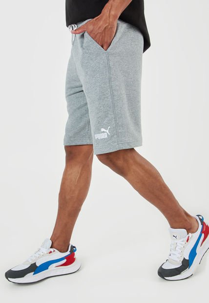 Pantaloneta Gris-Blanco Puma