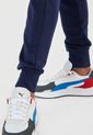 Pantalón Sudadera Azul-Blanco Puma de Puma
