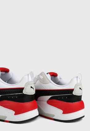 Tenis Lifestyle Blanco-Rojo-Negro Puma X-Ray Game