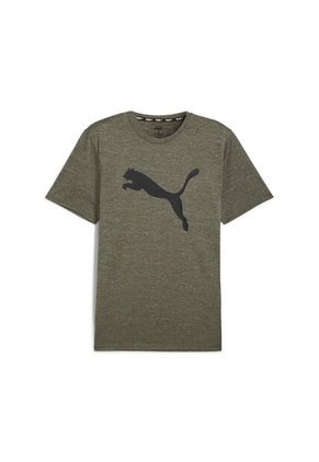 Camisa Tshirt Marca Puma Train Heather Original Verde Hombre