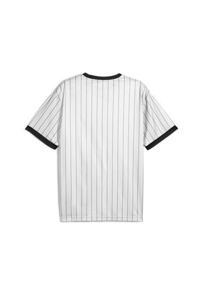 Camisa Deportiva Puma Ess Striped Jersey Blanco Para Hombre