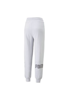 Pantalon Deportivo Puma Original Power Monarch Blanco Mujer