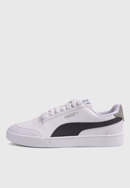 Tenis Lifestyle Blanco-Azul Navy PUMA Shuffle