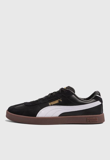 Tenis Lifestyle Negro-Blanco-Marrón PUMA Club II Era